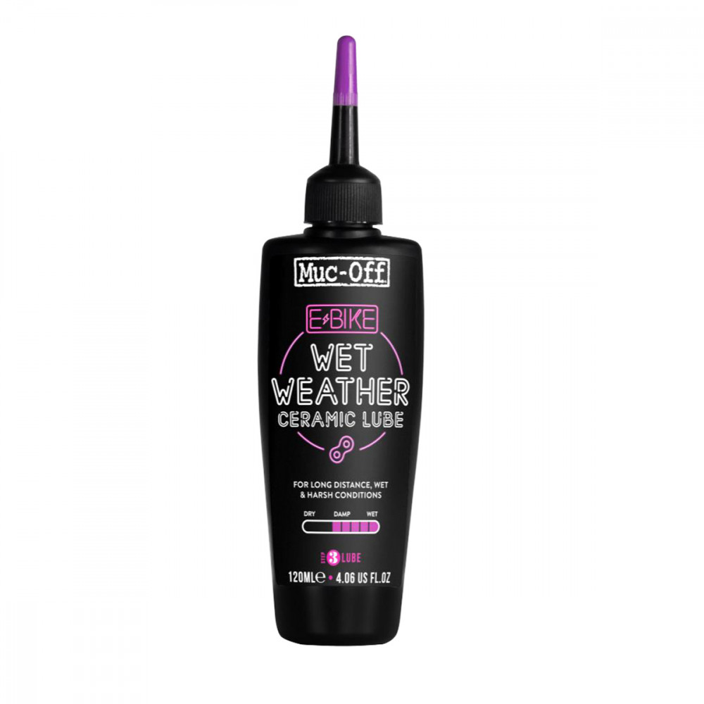 Lubrifiant pour chaines MUC-OFF - Wet weather ceramic lube 120ml