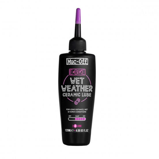 Lubrifiant pour chaines MUC-OFF - Wet weather ceramic lube 120ml