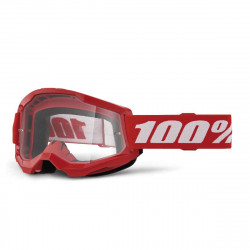 Masque 100% - Strata 2 - Red - Clear Lens