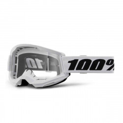 Masque 100% - Strata 2 - White - Clear Lens