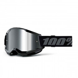 Masque 100% - Strata 2 - Black - Mirror Silver