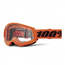 Masque 100% - Strata 2 Youth - Neon Orange - Clear Lens