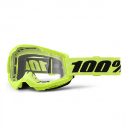 Masque 100% - Strata 2 Youth - Neon Yellow - Clear Lens