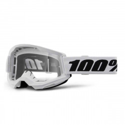 Masque 100% - Strata 2 Youth - White - Clear Lens