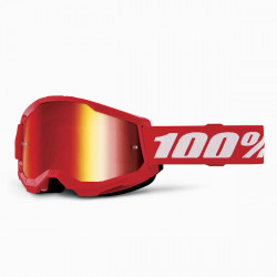 Masque 100% - Strata 2 Youth - Red - Mirror Red