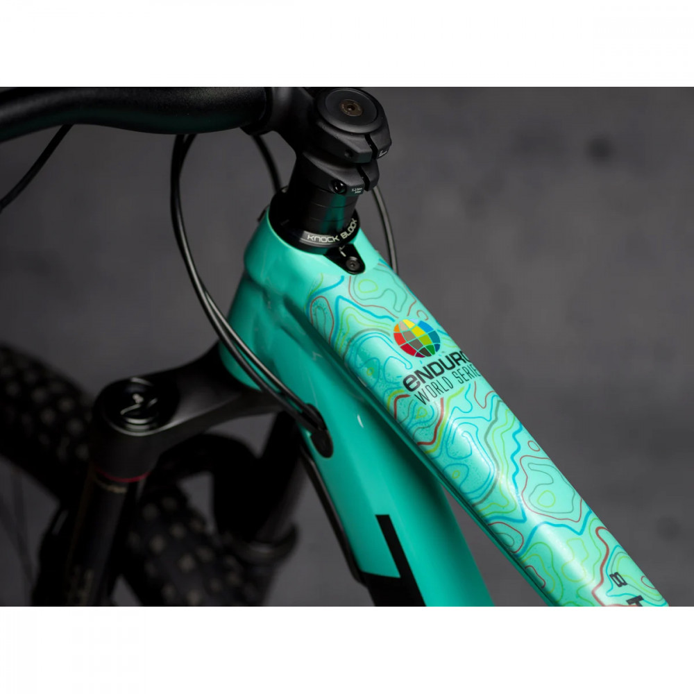 Paire D'autocollants Déco VTT X2 – Style Rétro Course Transparent – Vintage D'origine