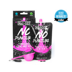 Préventif anti crevaison Muc Off 140ml UV dosette démonte obus 