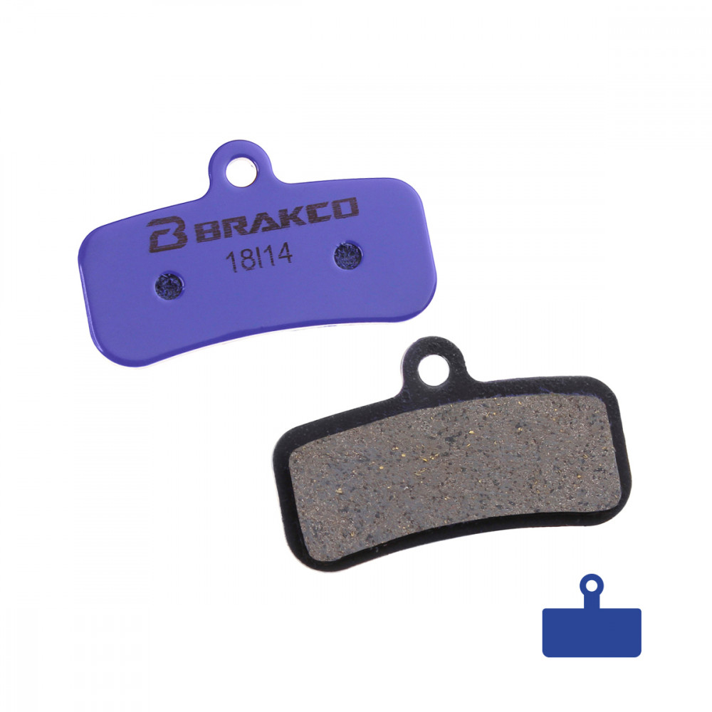 Plaquettes de frein BRAKCO - Pour SHIMANO SAINT - ZEE - BR / TRP