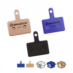 Plaquettes de frein BRAKCO - Pour SHIMANO / TEKTRO / GIANT / CLARKS / PROMAX