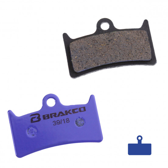 Plaquettes de frein BRAKCO - Pour HOPE M4/V4