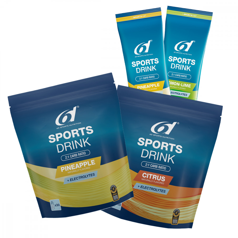 6d Sports Drink (boîte de 6 unidoses ou sachet de 1kg)