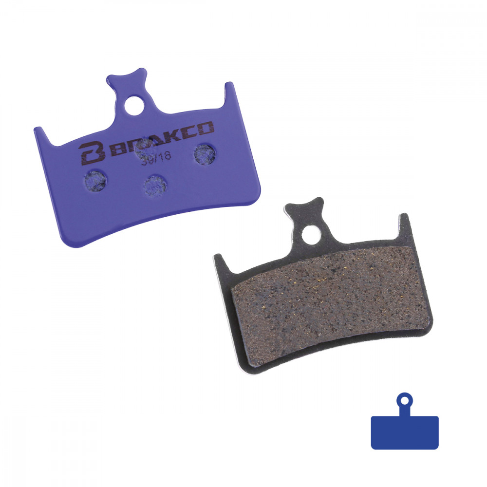 Plaquettes de frein BRAKCO - Pour HOPE E4