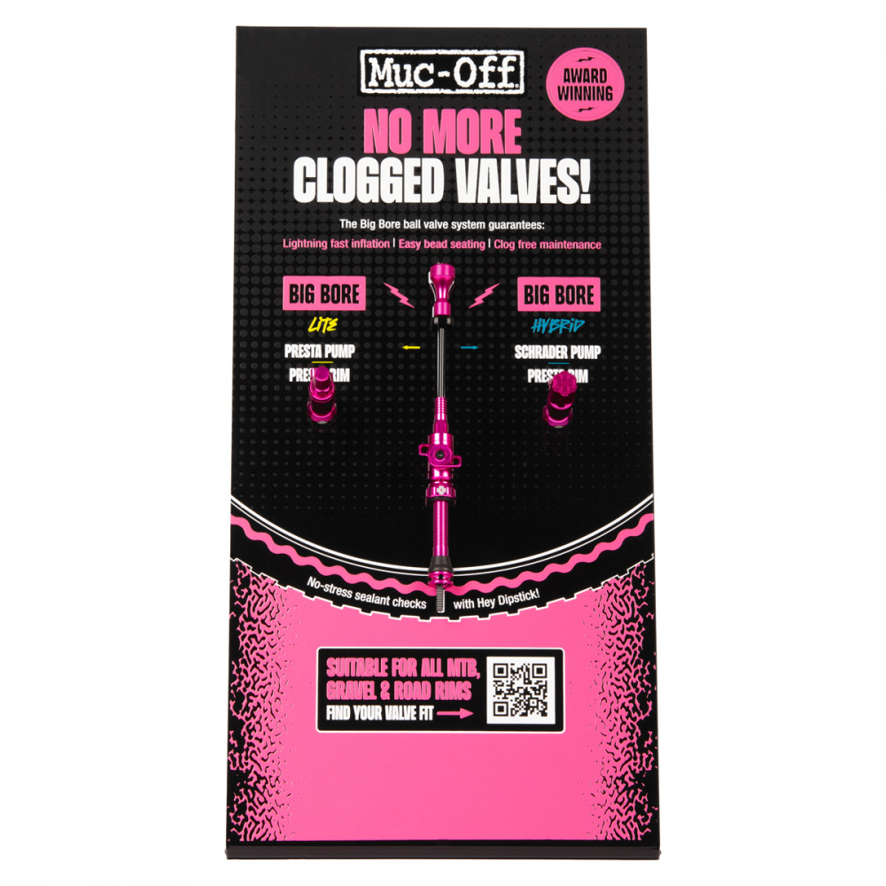 Présentoir MUC-OFF - Présentoir BIG BORE