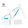 Stickers VTT YTWO - Kit CoatUp VBR 300 E-Bike • Brillant