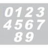 Numéros découpés YTWO - 90mm (vendu par 10 pièces)