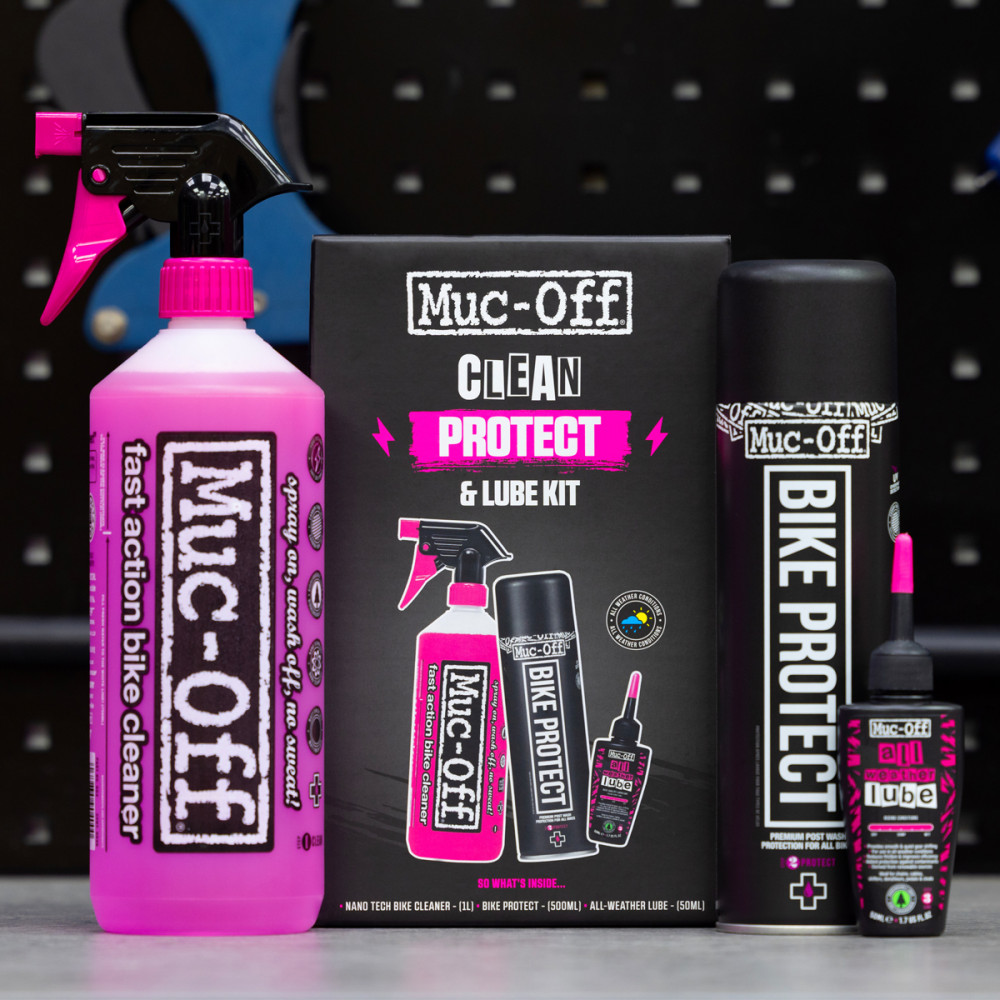 Kit d'entretien MUC-OFF - Clean, Protect and AW Lube Kit