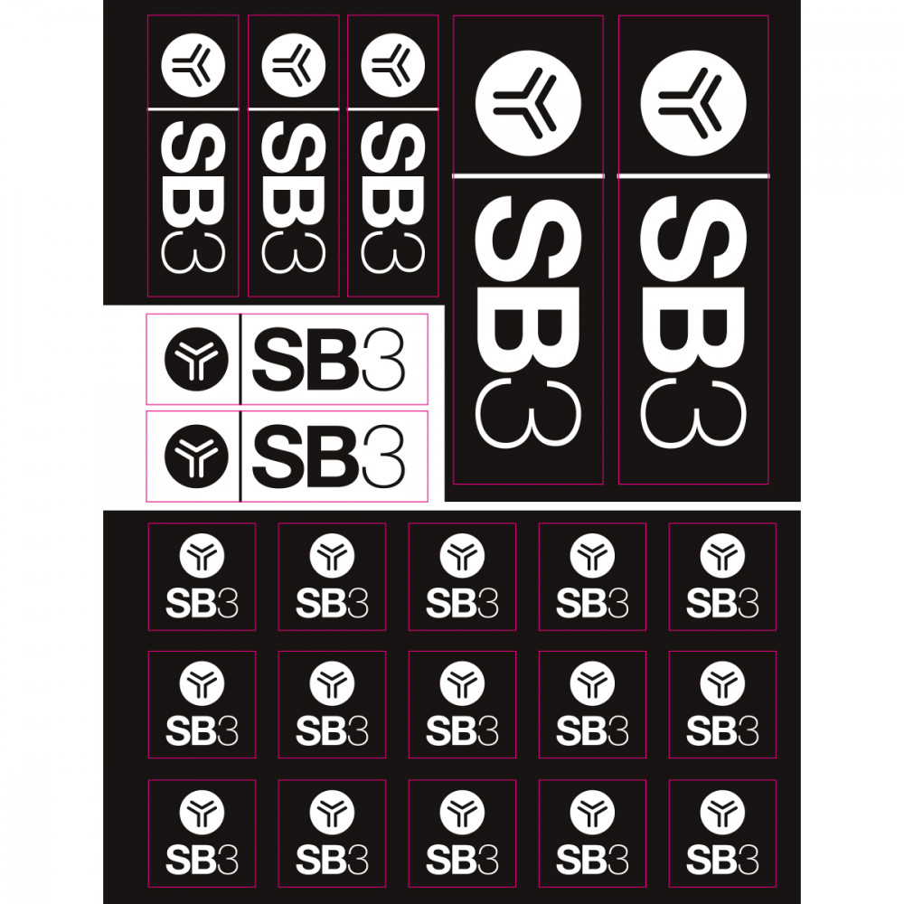 SB3 - Planche de stickers