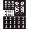 SB3 - Planche de stickers