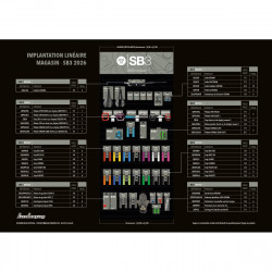 Présentoir SB3 - Planogramme