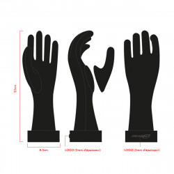 Présentoir FIVE - Main plastique