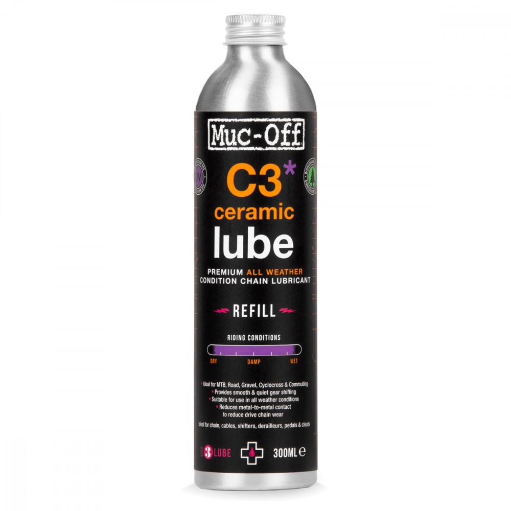 Lubrifiant pour chaine MUC-OFF - C3 Ceramic tous temps 300ml