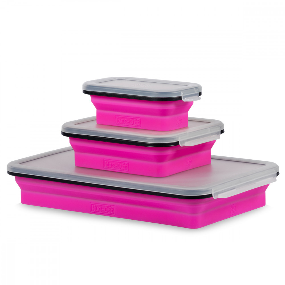 Bacs magnétiques MUC-OFF - Silicone Collapsible Magnetic Tray (x3)