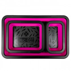 Bacs magnétiques MUC-OFF - Silicone Collapsible Magnetic Tray (x3)