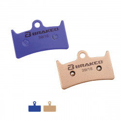 Plaquettes de frein BRAKCO - Pour HOPE M4/V4