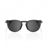Solaire 100% - Legere Round - Polished Black / Smoke lens