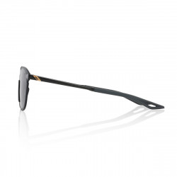 Solaire 100% - Legere Round - Polished Black / Smoke lens