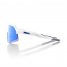 Solaire 100% - S3 - Matte White / HiPER Blue Multilayer Mirrors