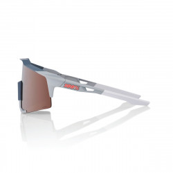 Solaire 100% - Speedcraft - Soft Tact Stone Grey / HiPER Crimson Silver Mirror