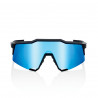 Solaire 100% - Speedcraft - Matte Black / HiPER Blue Multilayer Mirror