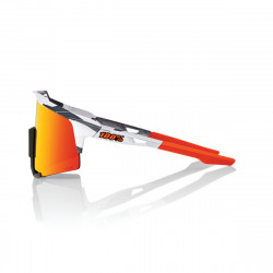 Solaire 100% - Speedcraft - Soft Tact Grey Camo / HiPER Red Multilayer Mirror