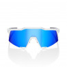 Solaire 100% - Speedcraft - Matte White / HiPER Blue Multilayer mirror