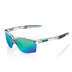 Solaire 100% - Sportcoupe - Polished Translucent Crystal / Grey Green