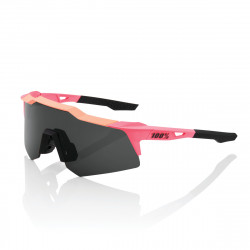 Solaire 100% - Speedcraft XS - Matte Washed Out Neon Pink / Smoke Lens