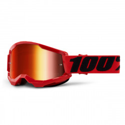 Masque 100% - Strata 2 - Red - Mirror Red Lens