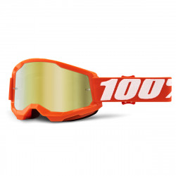 Masque 100% - Strata 2 - Orange - Mirror Gold Lens