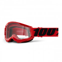 Masque 100% - Strata 2 Youth - Red - Clear Lens