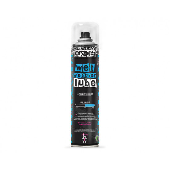 Muc Off Wet Weather Chain Lube Aerosol 400ml NL Muc Off Wet Weather Chain Lube Aerosol 400ml NL