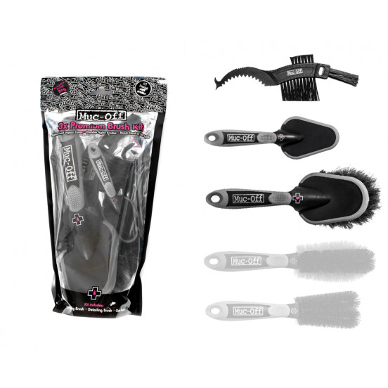 Kit de 3 brosses