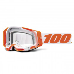Masque 100% - Racecraft 2 - Orange - Clear Lens