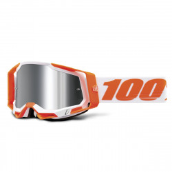 Masque 100% - Racecraft 2 - Orange - Mirror Silver Flash