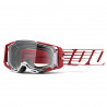 Masque 100% - Armega - Oversized Deep Red - Clear Lens