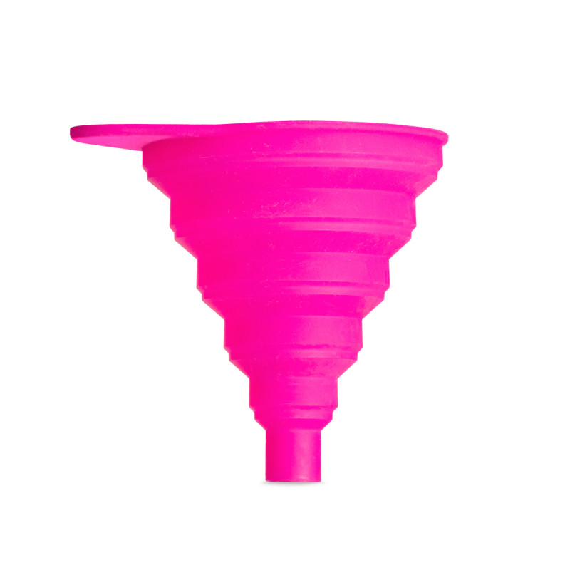 Collapsible-silicone-funnel