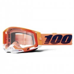 Masque 100% - Racecraft 2 - Coral - Clear Lens