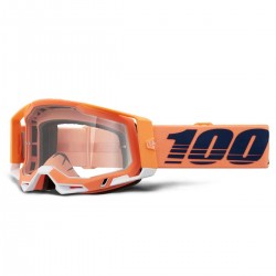 Masque 100% - Racecraft 2 - Coral - Clear Lens