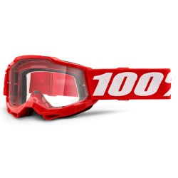 Masque 100% - Accuri 2 Youth - Red - Clear Lens