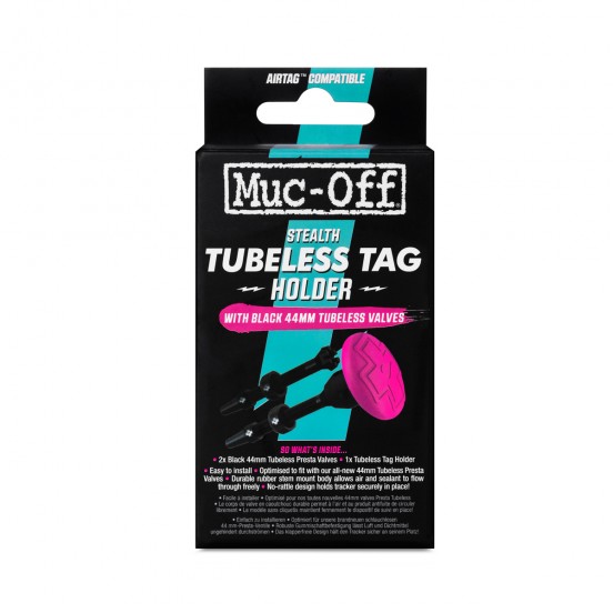 Antivol MUC-OFF - Traqueur Tubeless Secure Tag Mount + valve 44mm